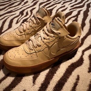 Nike Tan Air Force 1 Fontaka